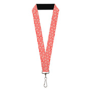Lanyard - 1.0" - Peppermint Candies Lanyards Buckle-Down