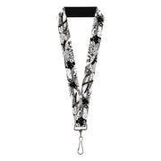 Lanyard - 1.0" - Rising Sun White Gray Lanyards Buckle-Down
