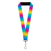 Lanyard - 1.0" - Rainbow Ombre Lanyards Buckle-Down