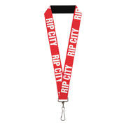 Lanyard - 1.0" - RIP CITY Red White Lanyards Buckle-Down
