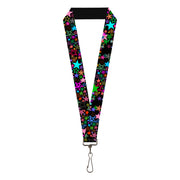 Lanyard - 1.0" - Stargazer Black Multi Color Lanyards Buckle-Down