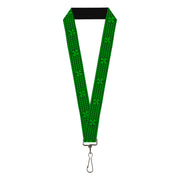 Lanyard - 1.0" - St Pat's Clovers Green Lanyards Buckle-Down