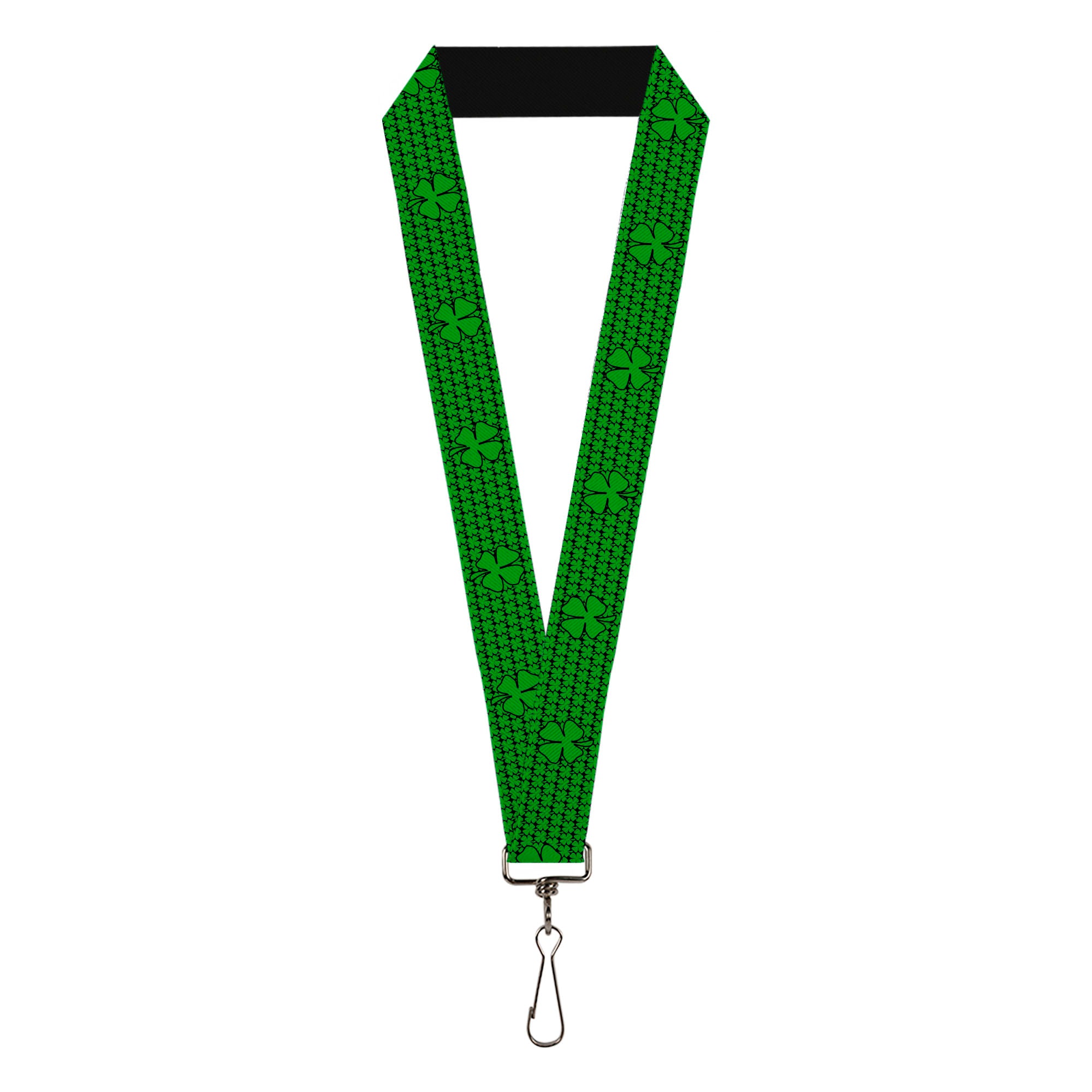 Lanyard - 1.0" - St Pat's Clovers Green Lanyards Buckle-Down