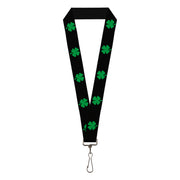 Lanyard - 1.0" - St Pat's Black Green Lanyards Buckle-Down