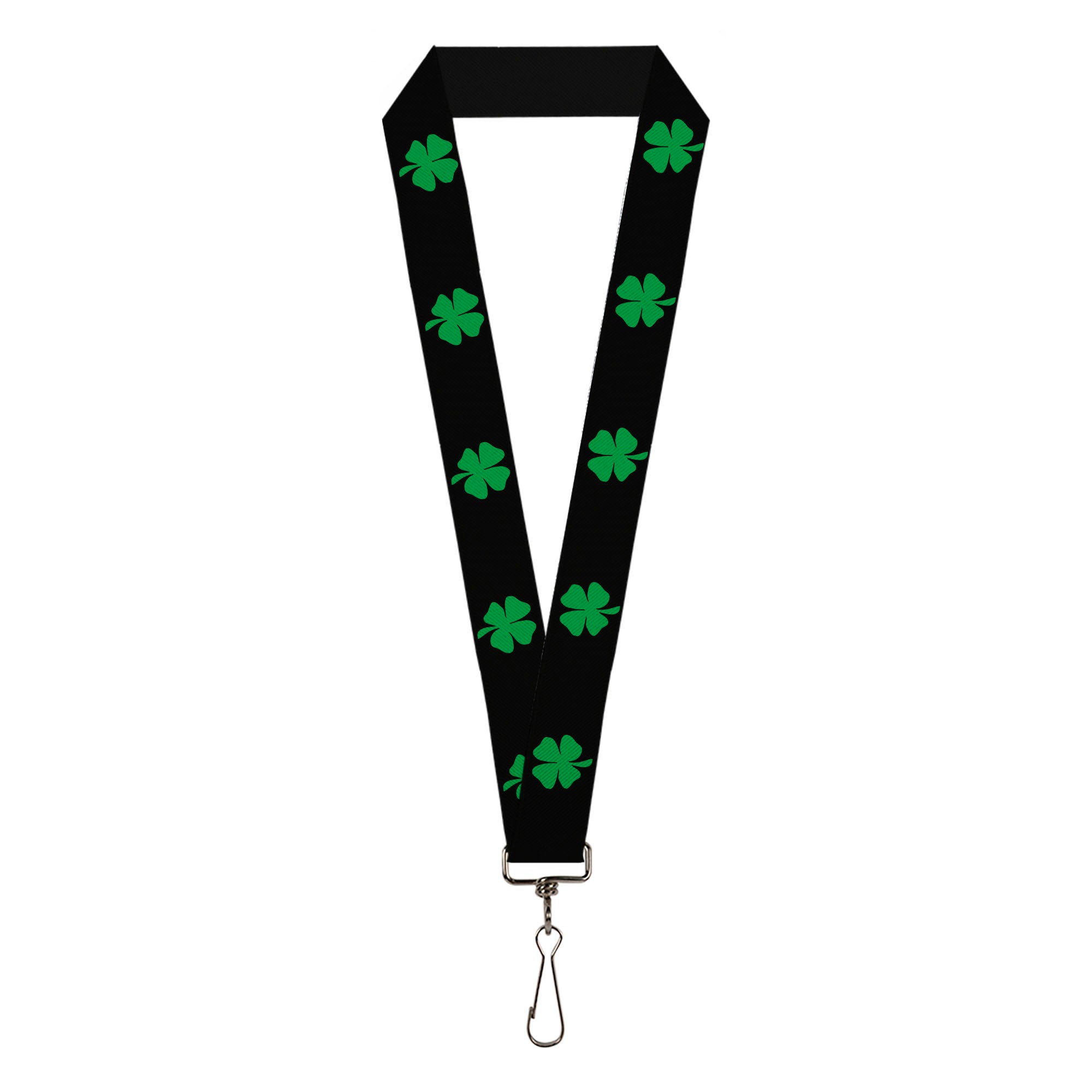 Lanyard - 1.0" - St Pat's Black Green Lanyards Buckle-Down