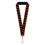 Lanyard - 1.0" - Skateboard Love Lanyards Buckle-Down