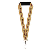 Lanyard - 1.0" - Suits Tan Stone Lanyards Buckle-Down