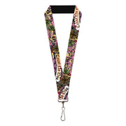 Lanyard - 1.0" - Trust No One Pink Lanyards Buckle-Down