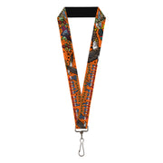 Lanyard - 1.0" - Truth and Justice Orange Lanyards Buckle-Down