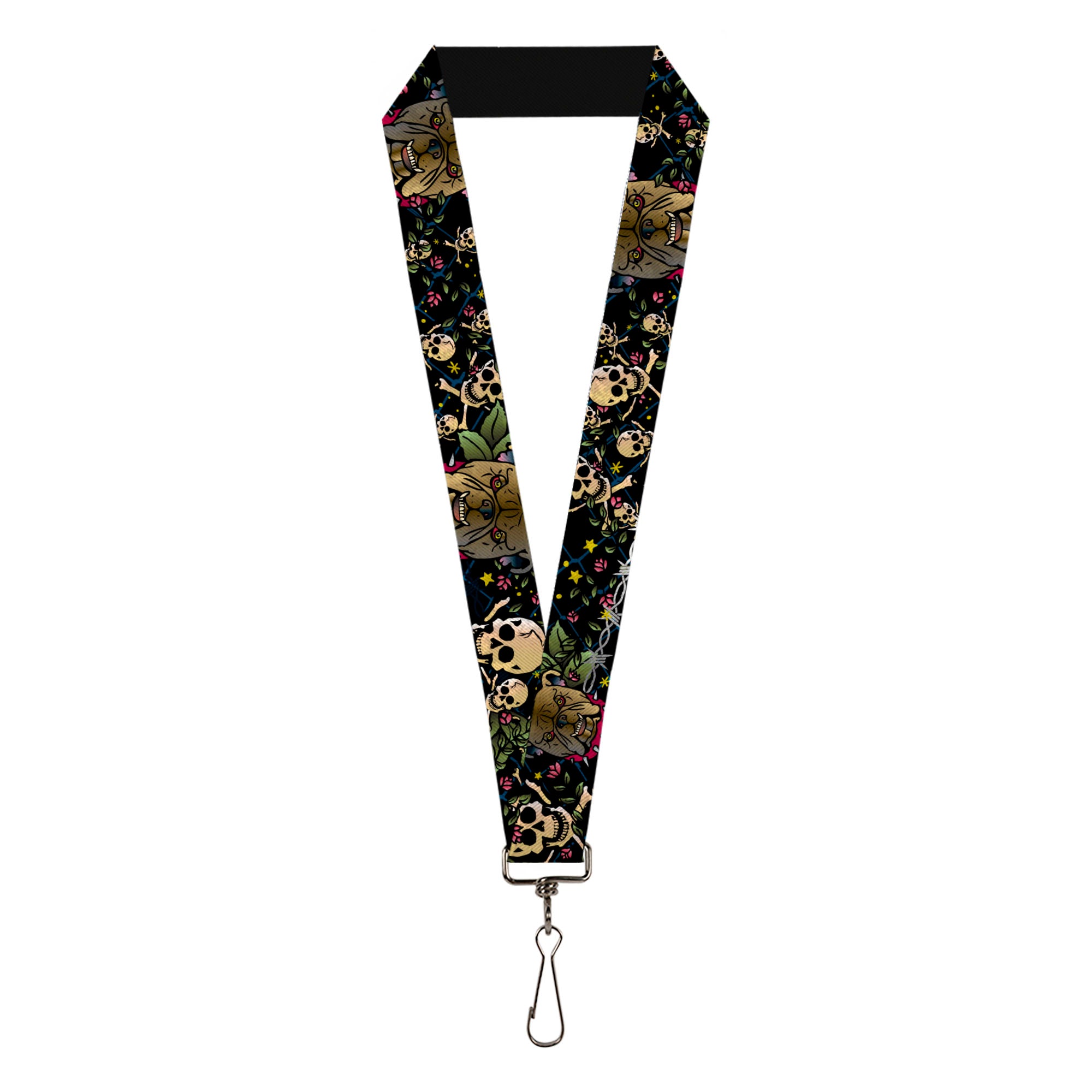 Lanyard - 1.0" - Trust No One CLOSE-UP Black Lanyards Buckle-Down