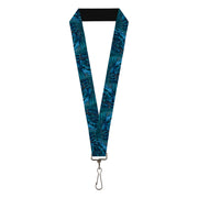 Lanyard - 1.0" - Tattoo Johnny-Brutal Blue Lanyards Tattoo Johnny