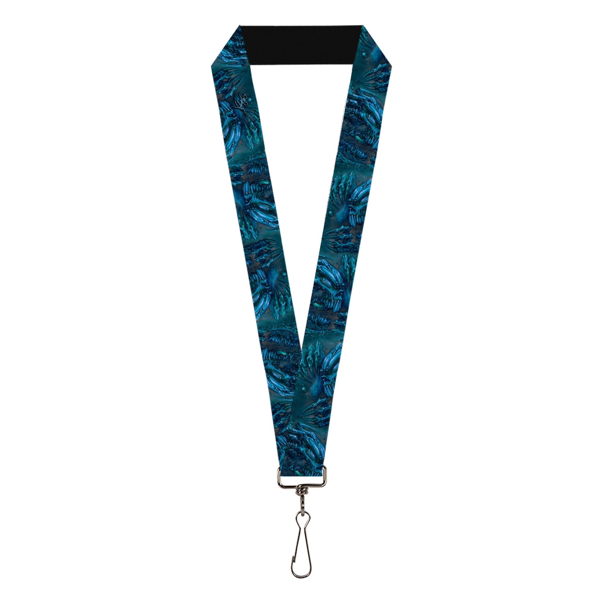 Lanyard - 1.0" - Tattoo Johnny-Brutal Blue Lanyards Tattoo Johnny