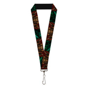 Lanyard - 1.0" - Tattoo Johnny-Zombie King Lanyards Tattoo Johnny