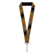 Lanyard - 1.0" - Tiger Eyes Lanyards Buckle-Down