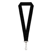 Lanyard - 1.0" - Tread Plate Black Gray Lanyards Buckle-Down