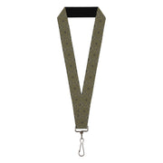 Lanyard - 1.0" - Tapestry Charcoal Olive Lanyards Buckle-Down