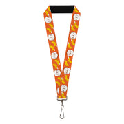 Lanyard - 1.0" - Take Out Fortune Cookies Orange Lanyards Buckle-Down