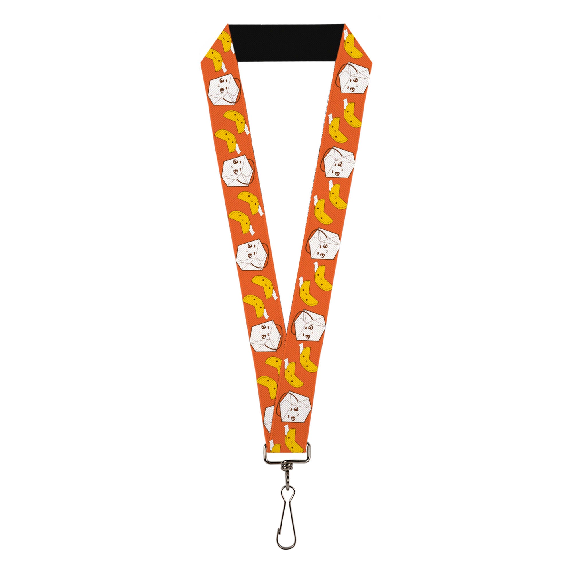 Lanyard - 1.0" - Take Out Fortune Cookies Orange Lanyards Buckle-Down