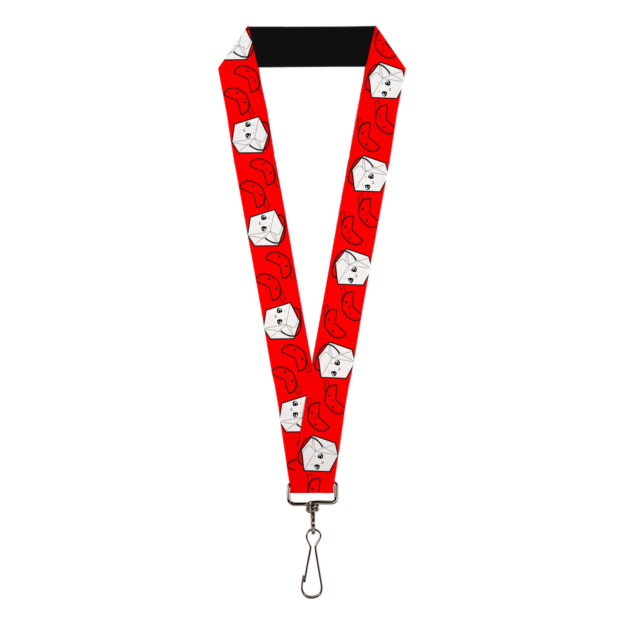 Lanyard - 1.0" - Take Out Fortune Cookies Red Lanyards Buckle-Down