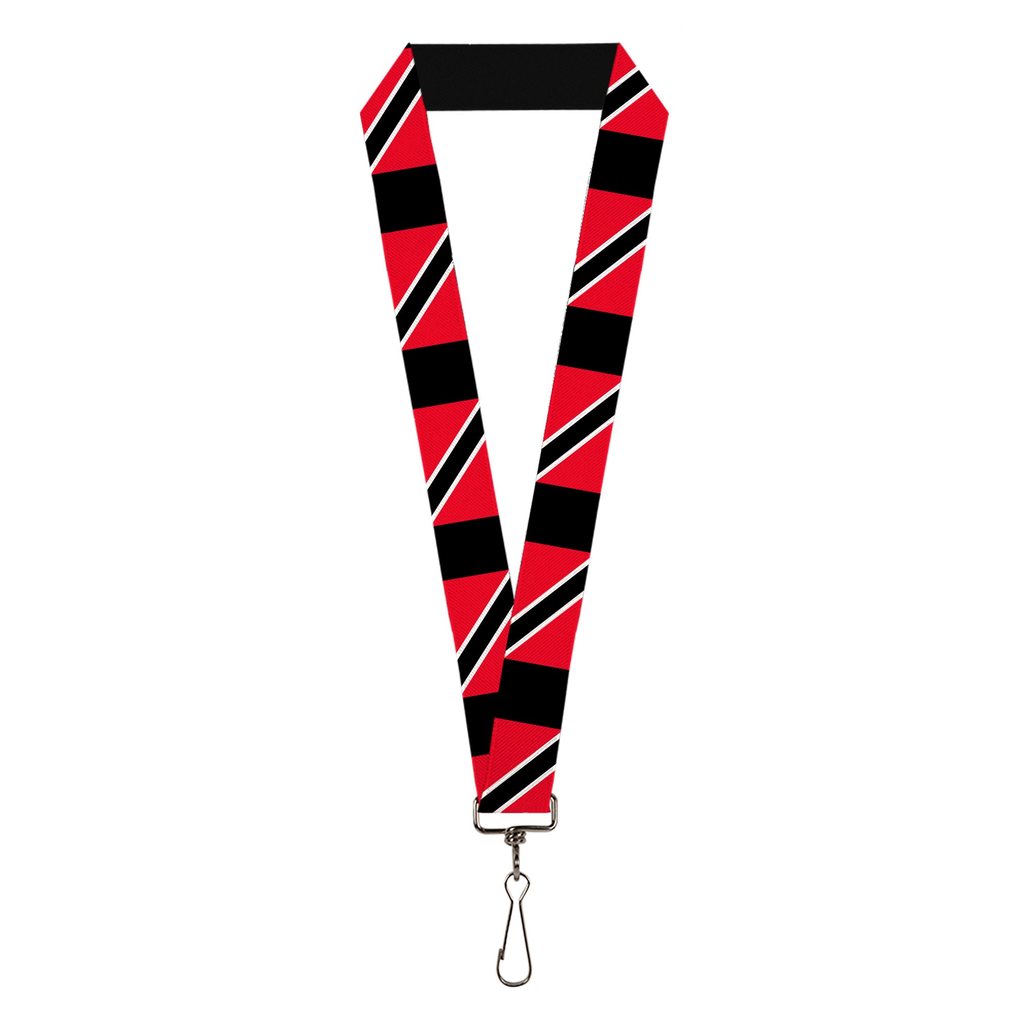 Lanyard - 1.0" - Trinidad & Tobago Flags Black Block Lanyards Buckle-Down