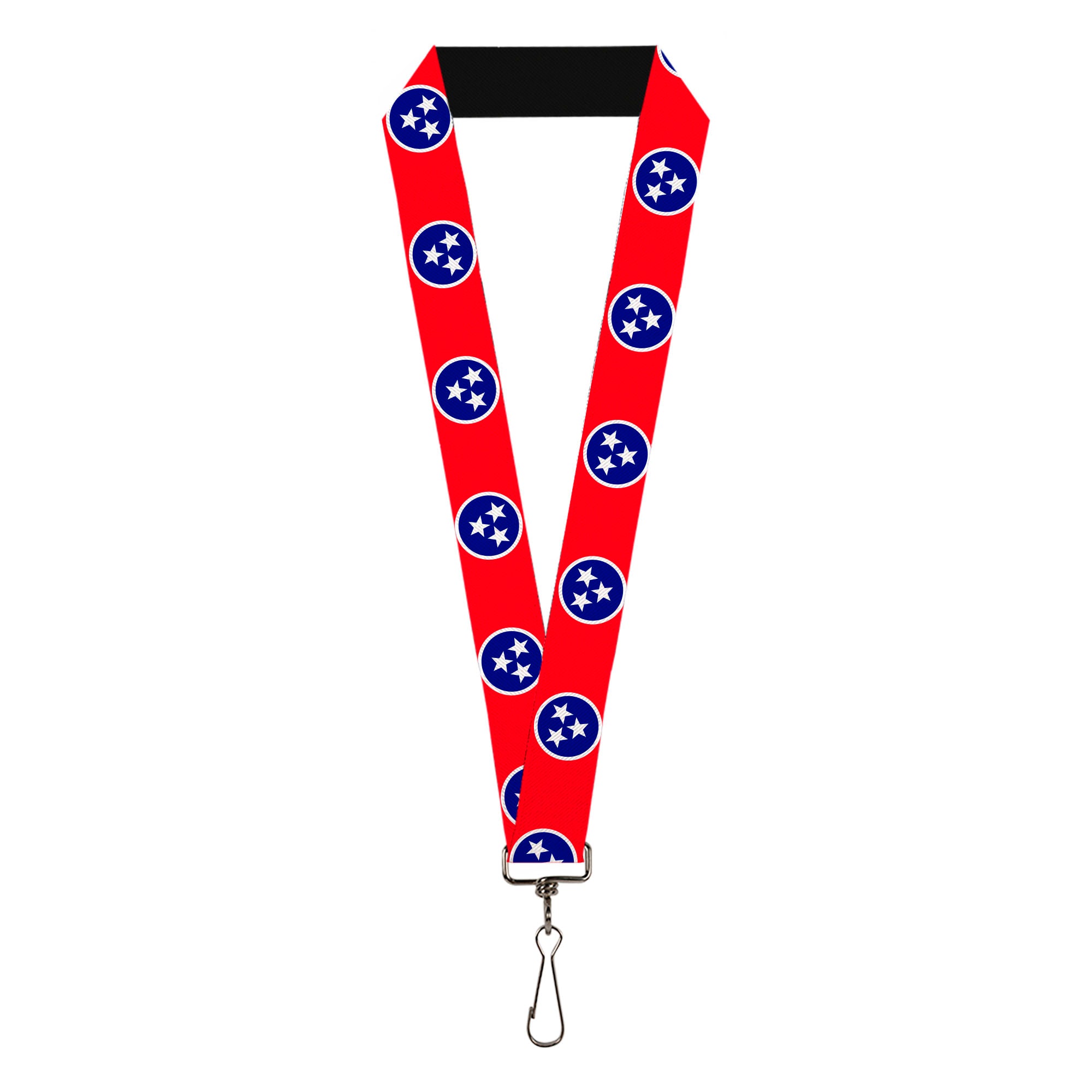Lanyard - 1.0" - Tennessee Flag Stars Red White Blue Lanyards Buckle-Down