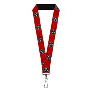 Lanyard - 1.0" - Tennessee Flag Stars CLOSE-UP Distressed Lanyards Buckle-Down
