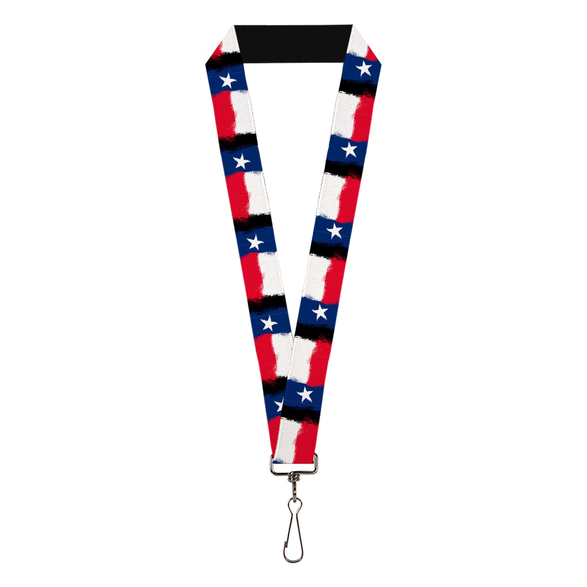 Lanyard - 1.0" - Texas Flag Painting Lanyards Buckle-Down