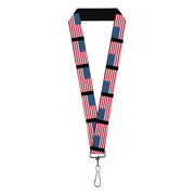 Lanyard - 1.0" - United States Flags Lanyards Buckle-Down