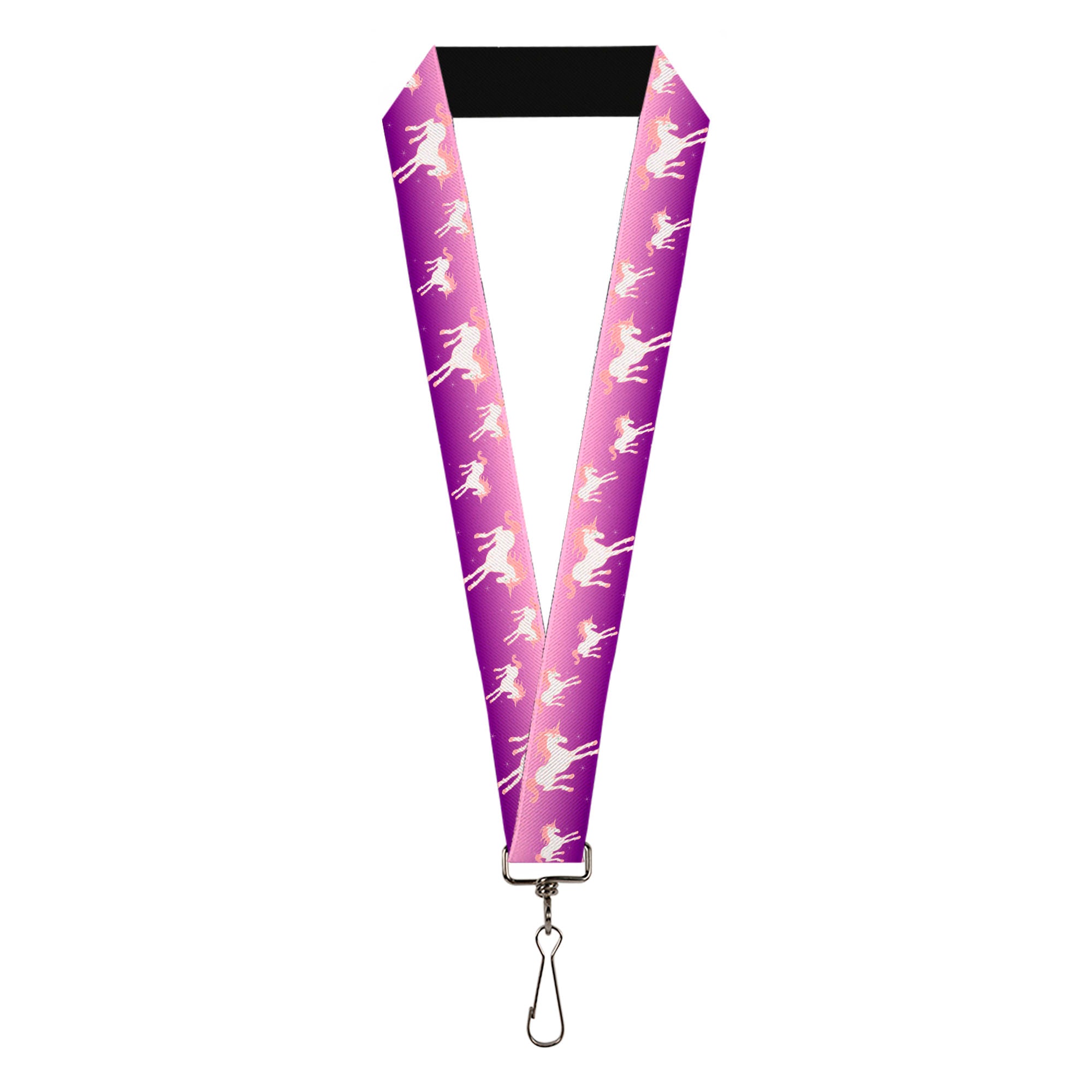 Lanyard - 1.0" - Unicorn Sparkles Purple Pink Lanyards Buckle-Down