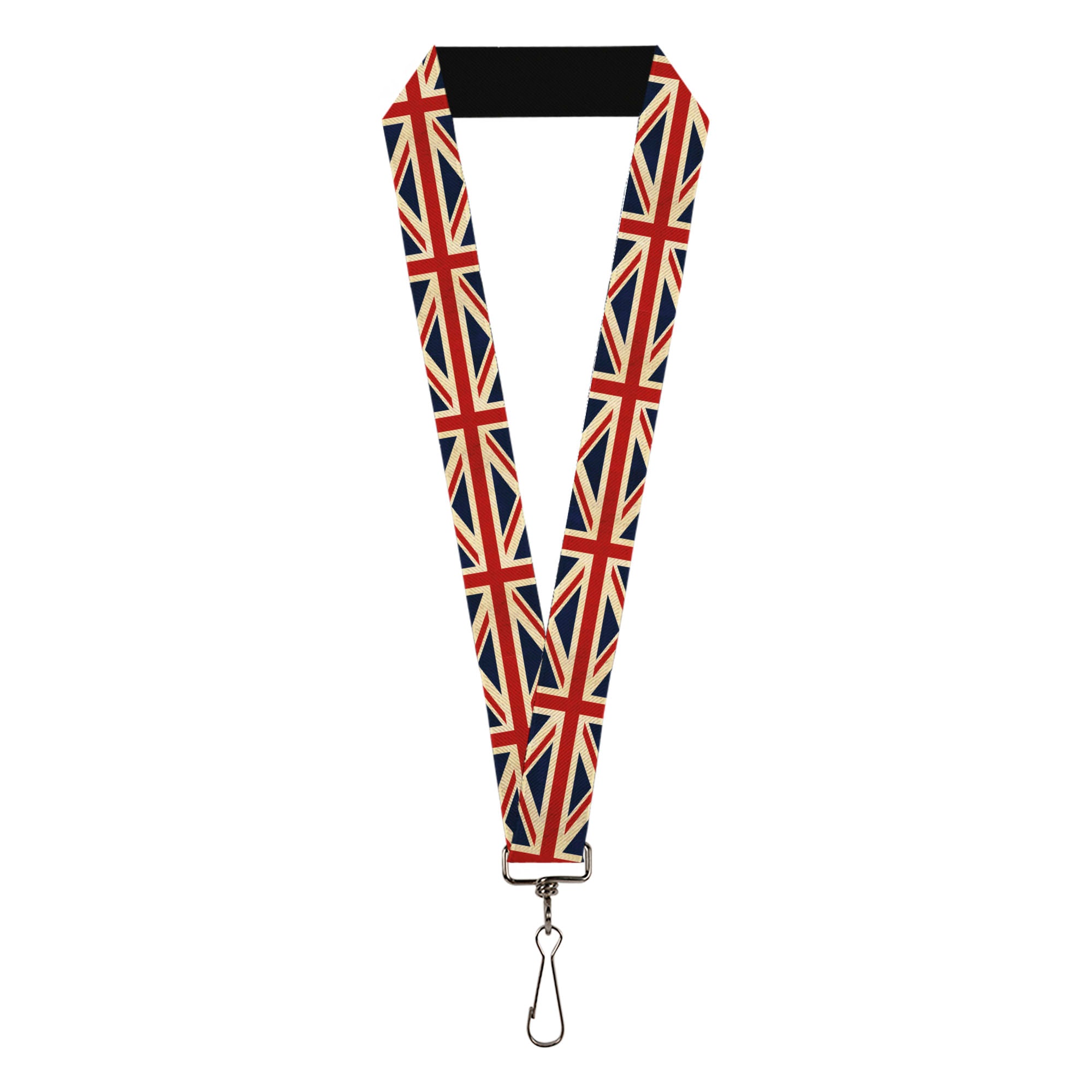 Lanyard - 1.0" - Vintage United Kingdom Flags Lanyards Buckle-Down