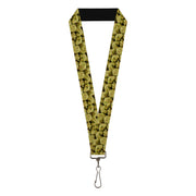 Buckle-Down Lanyard - Vivid Marijuana Nugs2 Stacked Lanyards Buckle-Down