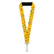 Lanyard - 1.0" - Vivid Banana Bunches Stacked Lanyards Buckle-Down