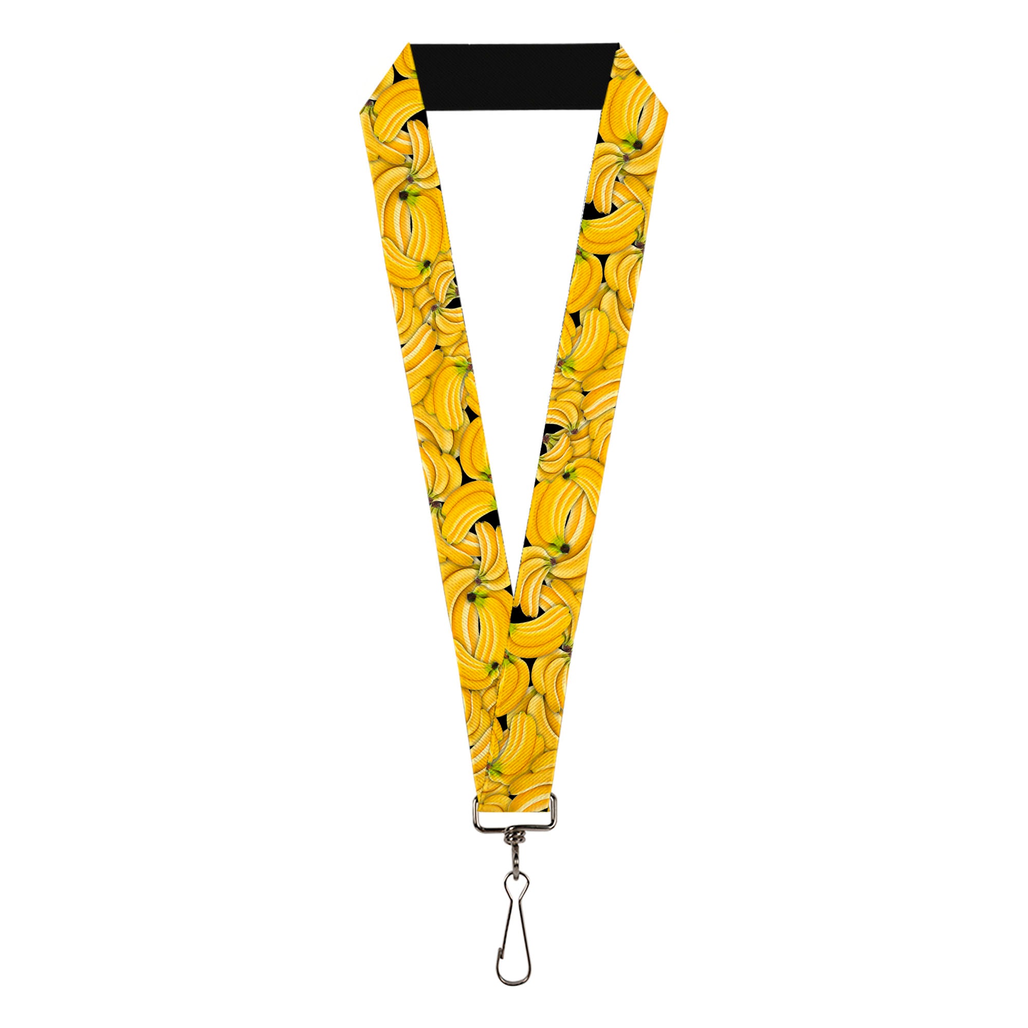 Lanyard - 1.0" - Vivid Banana Bunches Stacked Lanyards Buckle-Down