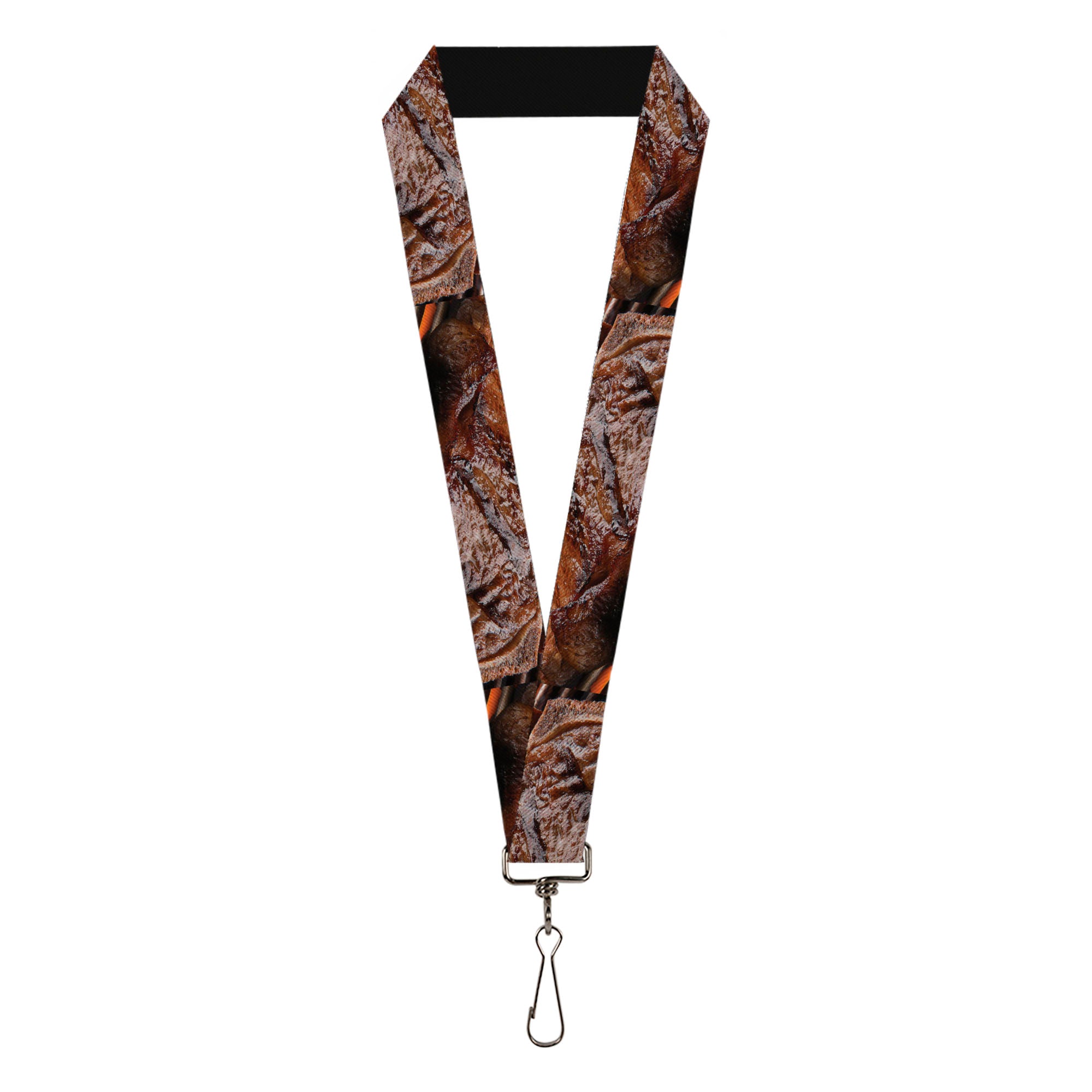 Lanyard - 1.0" - Vivid Grilled Steak Lanyards Buckle-Down