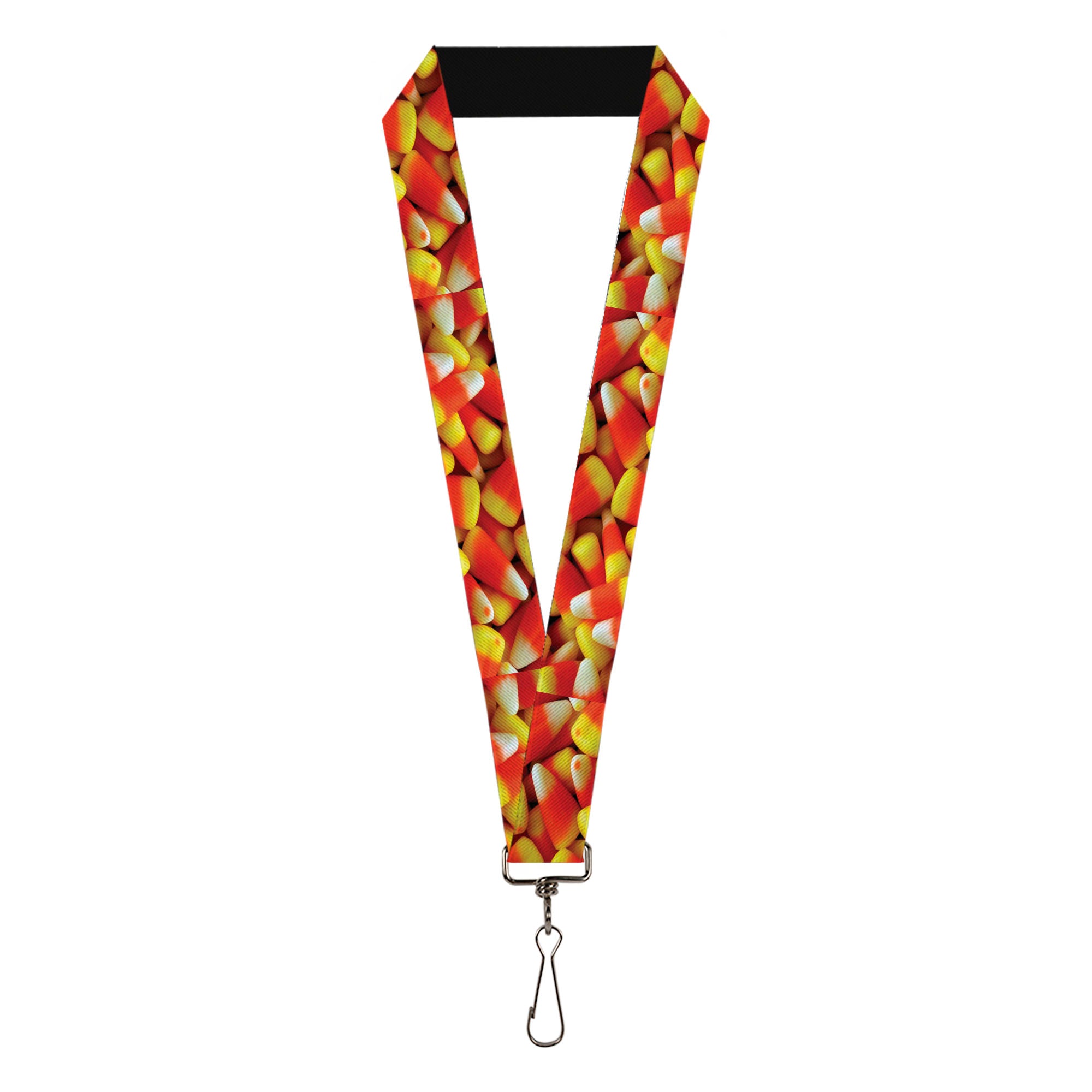 Lanyard - 1.0" - Vivid Candy Corn Stacked Lanyards Buckle-Down