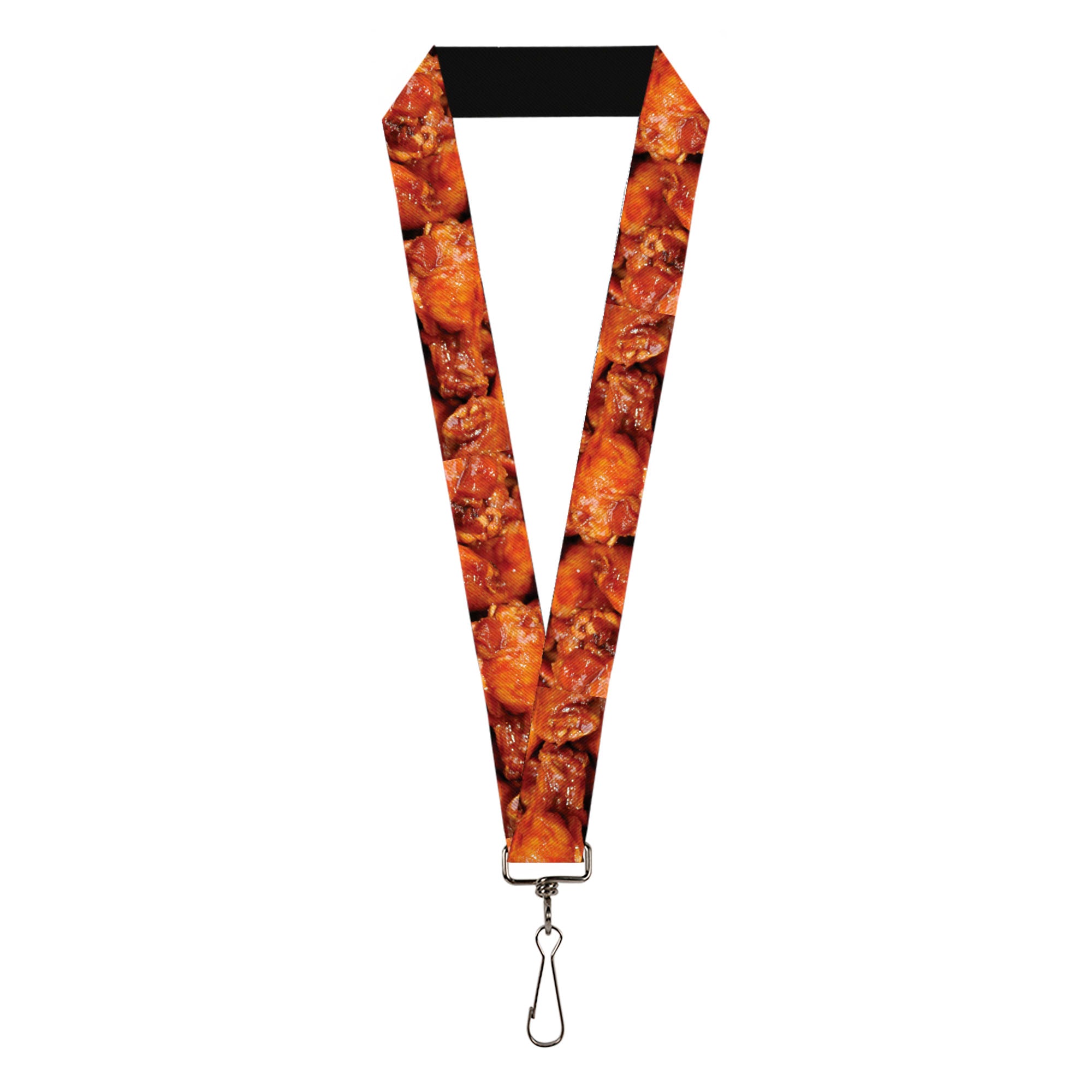 Lanyard - 1.0" - Vivid Hot Wings Stacked Lanyards Buckle-Down