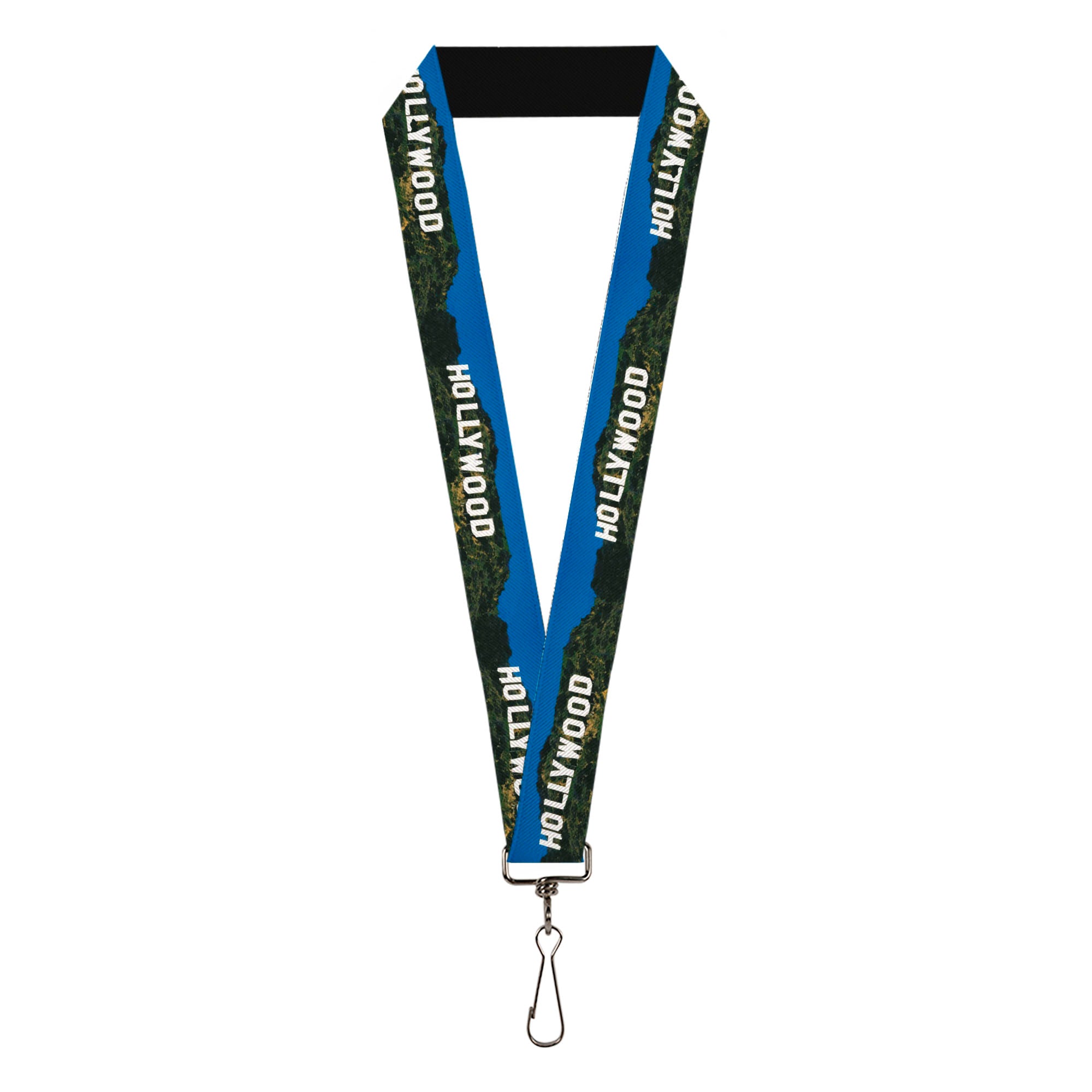 Lanyard - 1.0" - Vivid HOLLYWOOD Sign Lanyards Buckle-Down