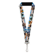 Lanyard - 1.0" - Vivid Los Angeles Snapshots Stacked Lanyards Buckle-Down