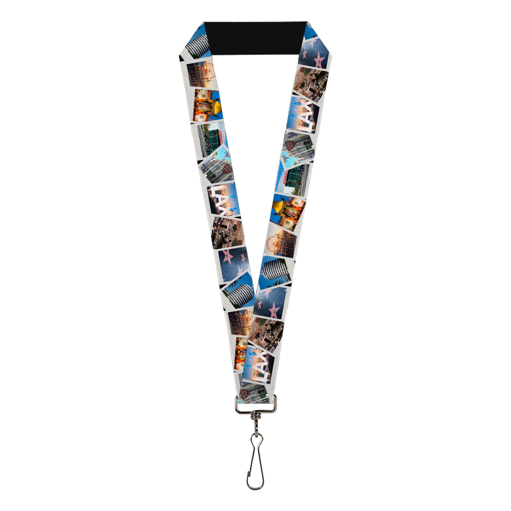 Lanyard - 1.0" - Vivid Los Angeles Snapshots Stacked Lanyards Buckle-Down