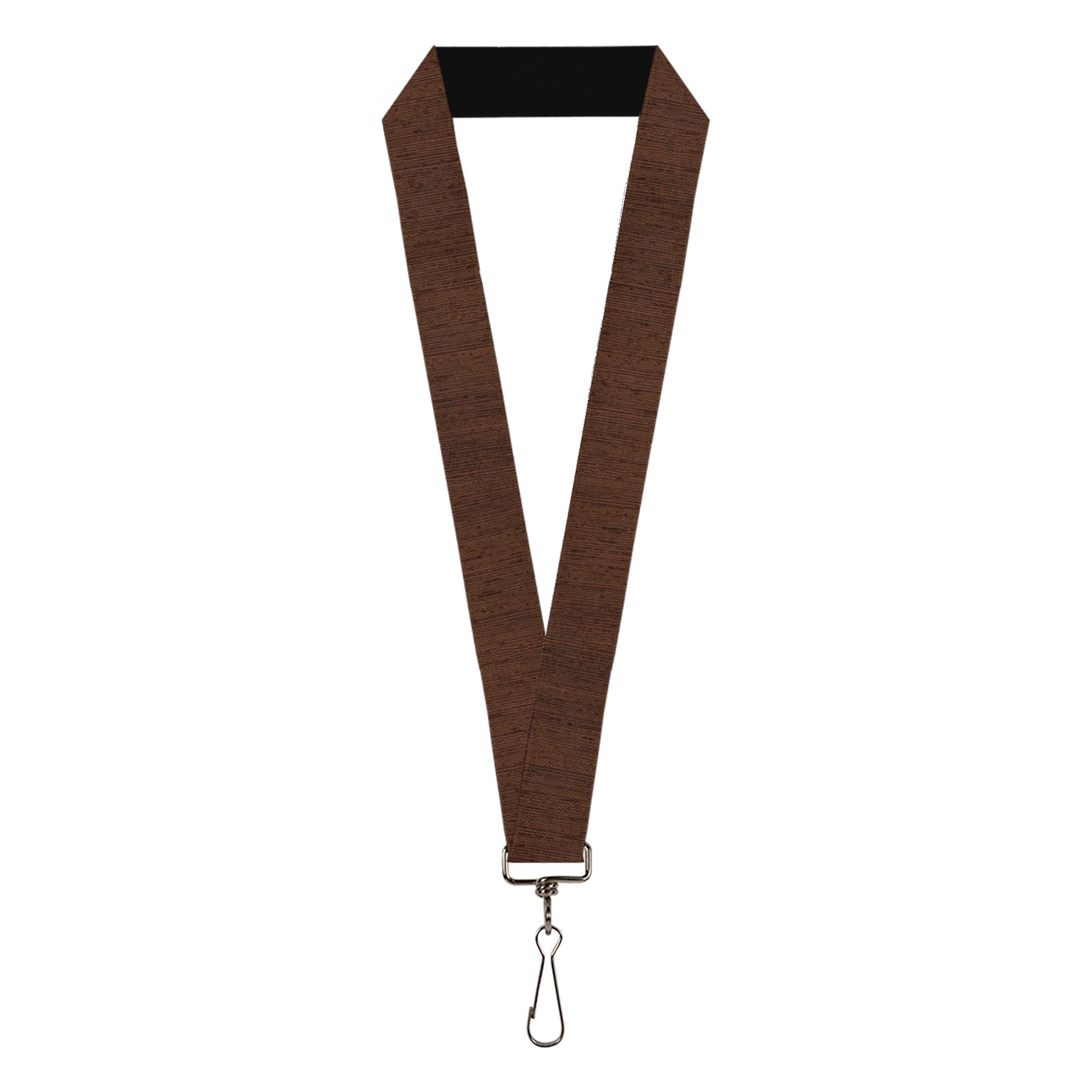 Lanyard - 1.0" - Wood Grain Vertical Brown Lanyards Buckle-Down