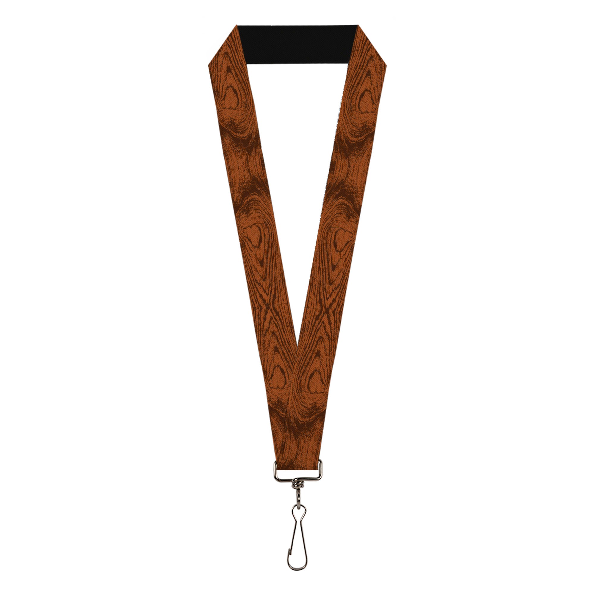 Lanyard - 1.0" - Wood Grain Cherry Wood Lanyards Buckle-Down