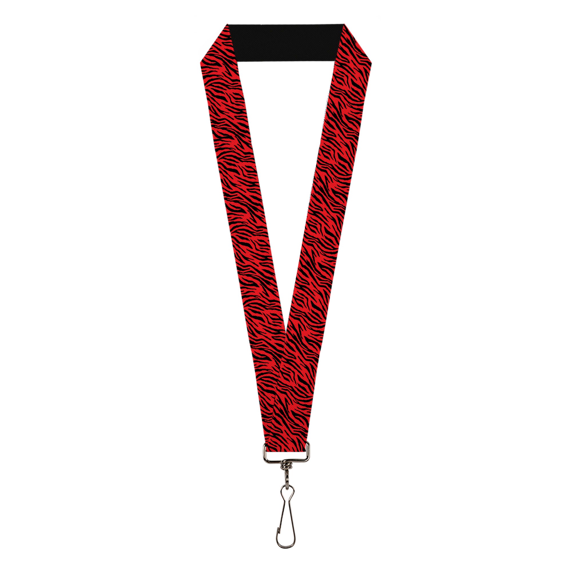 Lanyard - 1.0" - Zebra 2 Red Lanyards Buckle-Down