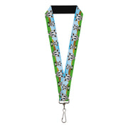 Lanyard - 1.0" - Zebra Cartoon Lanyards Buckle-Down