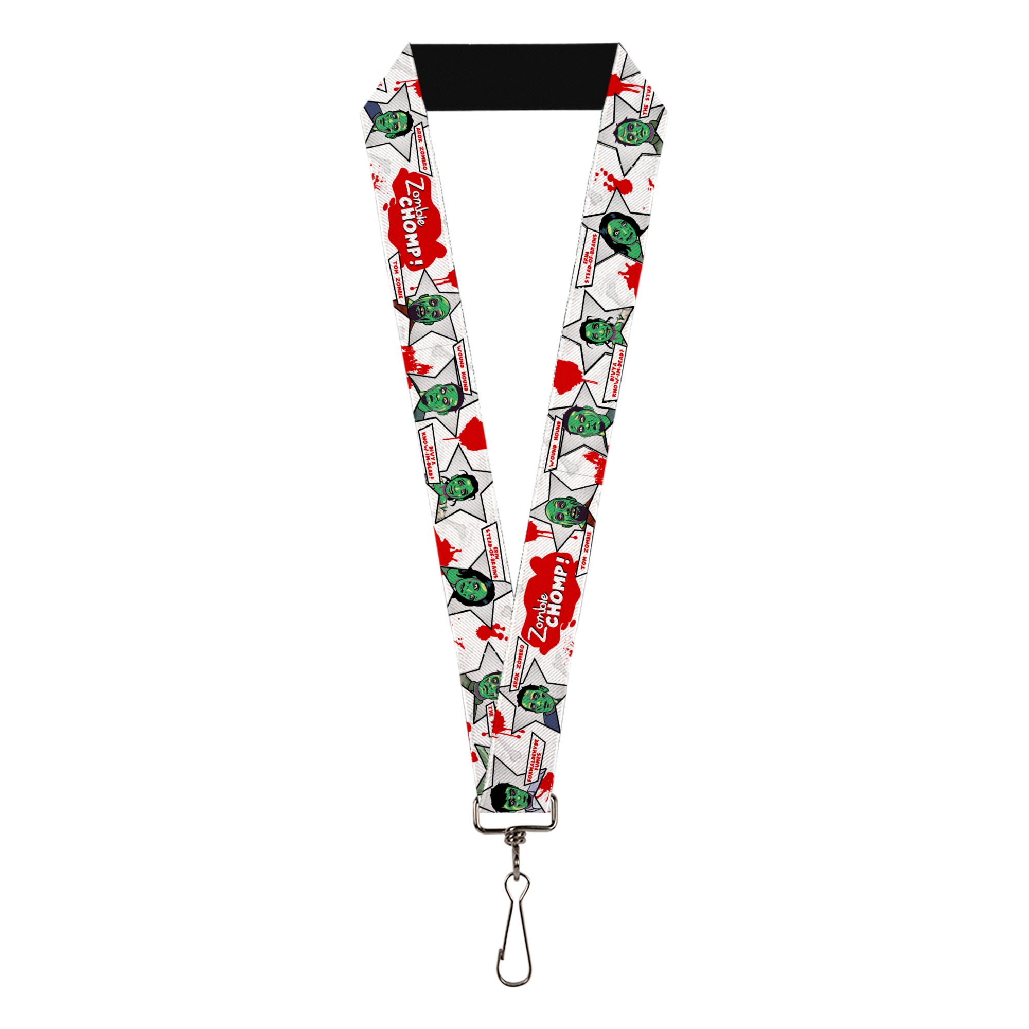 Lanyard - 1.0" - Zombie CHOMP! Lanyards Buckle-Down