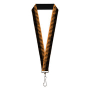 Buckle-Down Lanyard - Bullets2 Orange/Black Lanyards Buckle-Down
