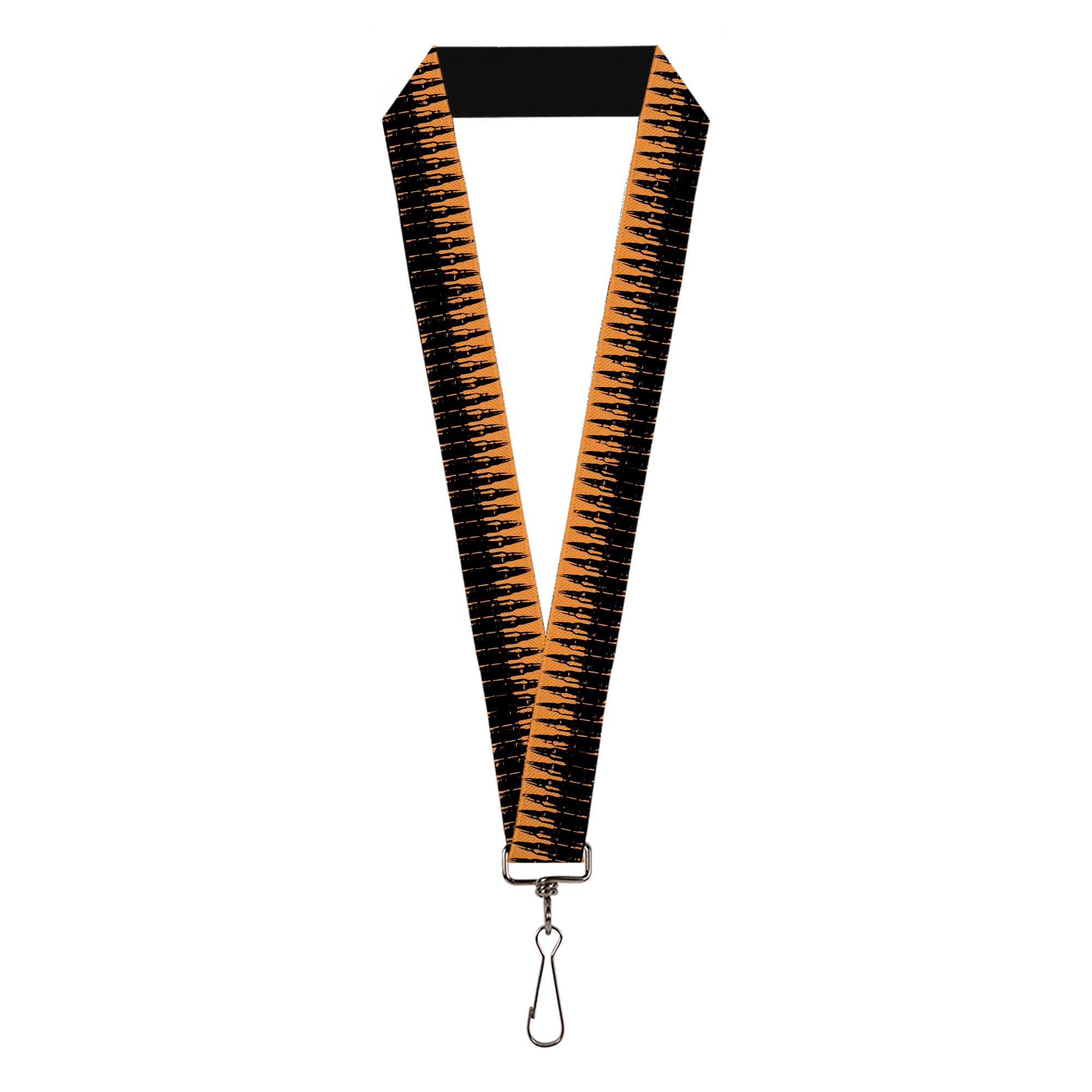 Buckle-Down Lanyard - Bullets2 Orange/Black Lanyards Buckle-Down