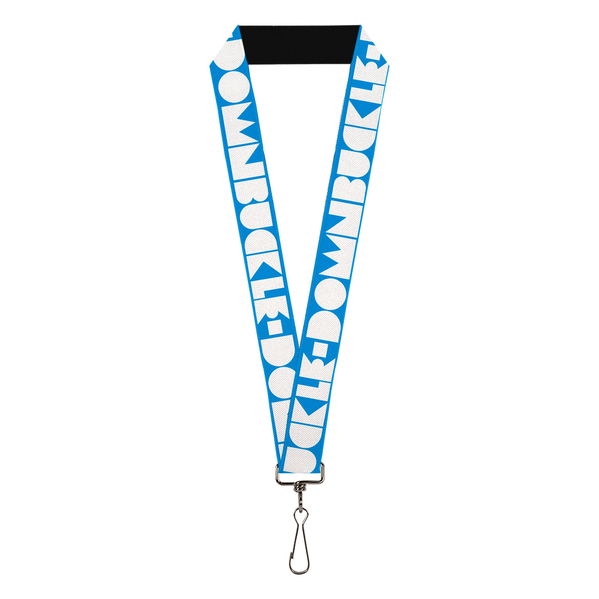 Lanyard - 1.0" - BUCKLE-DOWN Shapes Turquoise White Lanyards Buckle-Down