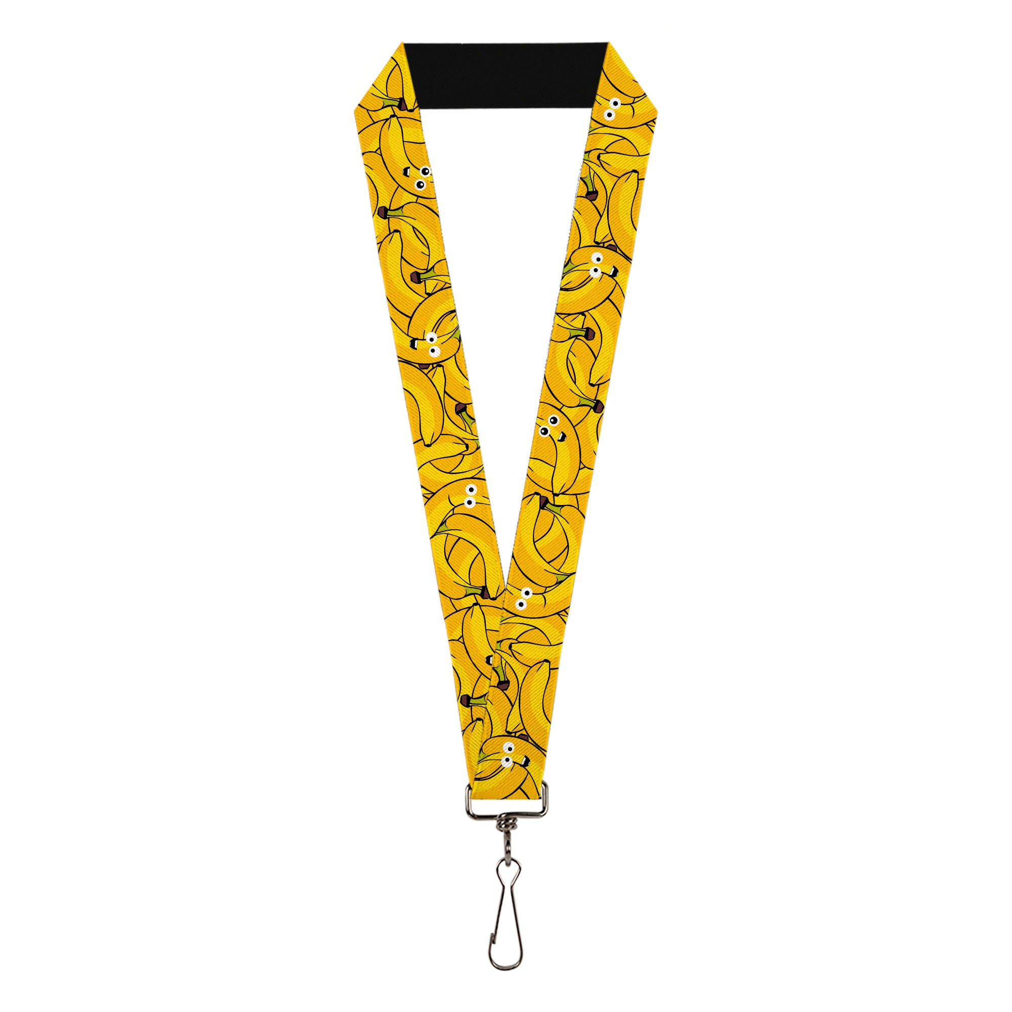 Lanyard - 1.0" - Bananas Stacked Cartoon Yellows Lanyards Buckle-Down