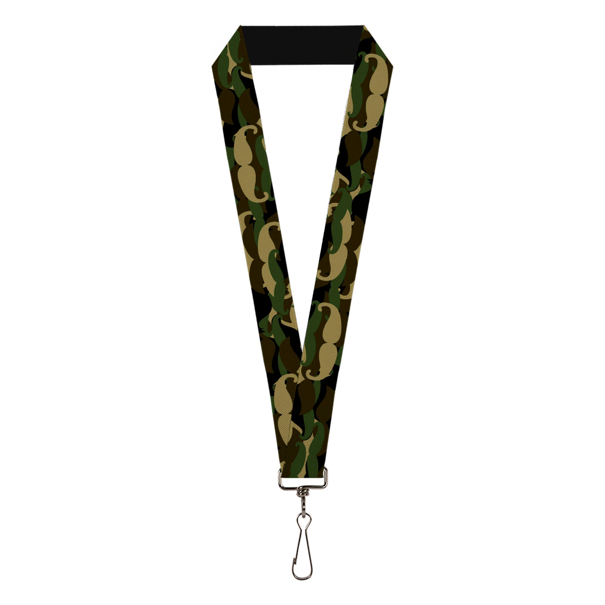 Lanyard - 1.0" - Camo'stache Lanyards Buckle-Down