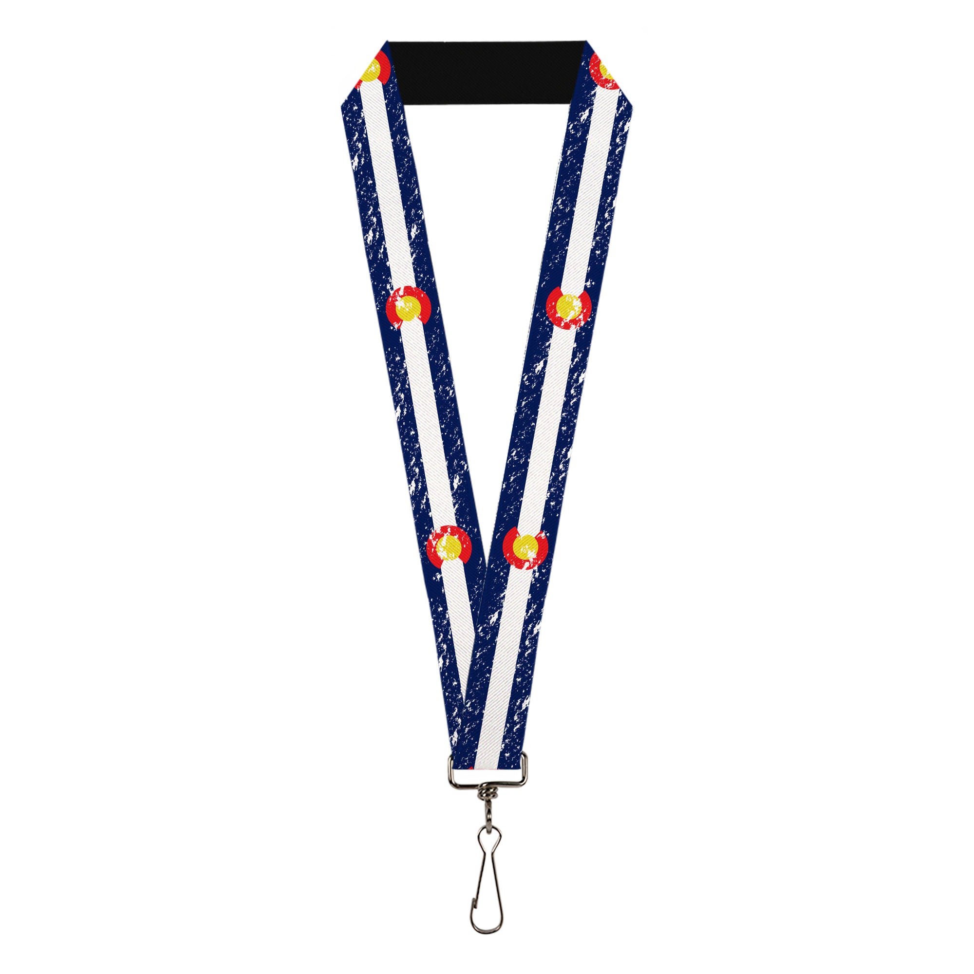 Lanyard - 1.0" - Colorado Flags4 Weathered Lanyards Buckle-Down